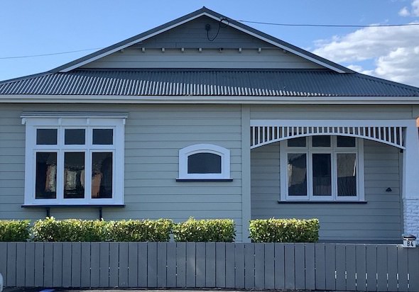 Exterior view of a residential property